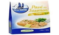Petit Navire 120G Pave Saumon/Aneth-Citron