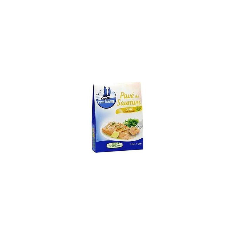 Petit Navire 120G Pave Saumon/Aneth-Citron