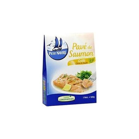 Petit Navire 120G Pave Saumon/Aneth-Citron