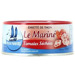 Petit Navire Thon Le Mariné Tomates Séchées : La Boite De 110G