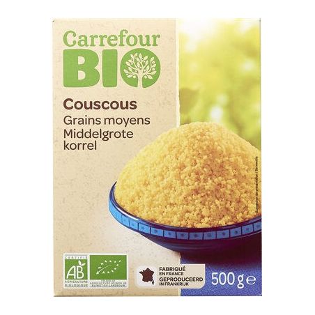 Carrefour Bio 500G Couscous Blanc Crf