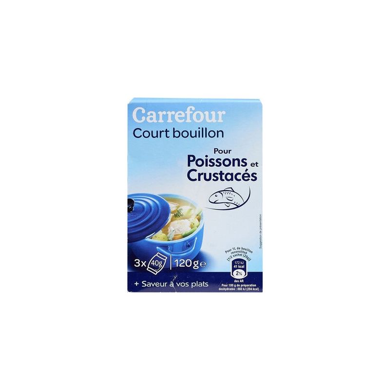 Carrefour 3X40G Court Bouillon Crf