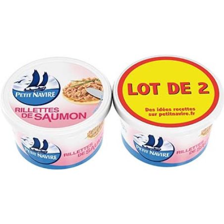 Petit Navire 2X125G Rillet.Saumon P.Na