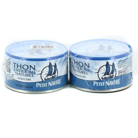 Petit Navire Pt Nav Thon Naturel 2X93Gr