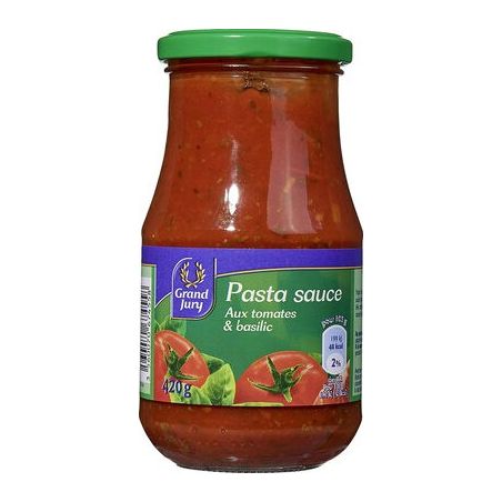Grand Jury Pot 420G Sauce Tomate Basilic