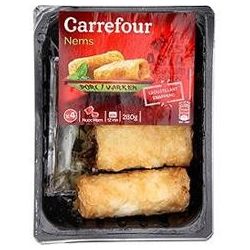 Carrefour 4X65G Nems Porc Sauce Nuoc Mm Crf