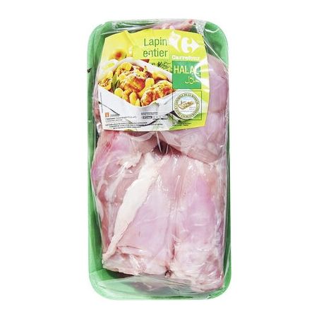 Carrefour Kg Lapin Entier Crf Halal