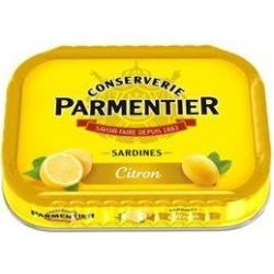 Petit Navire Sardines Citron & Basilic Parmentier : La Boite De 135 G