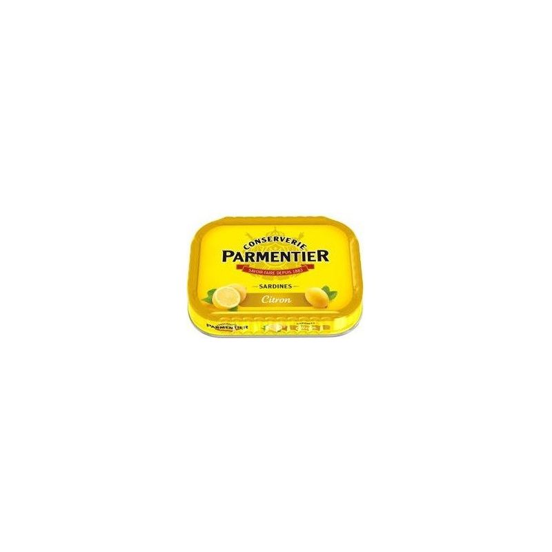 Petit Navire Sardines Citron & Basilic Parmentier : La Boite De 135 G