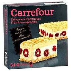 Carrefour 390G Delices Aux Framboise Crf