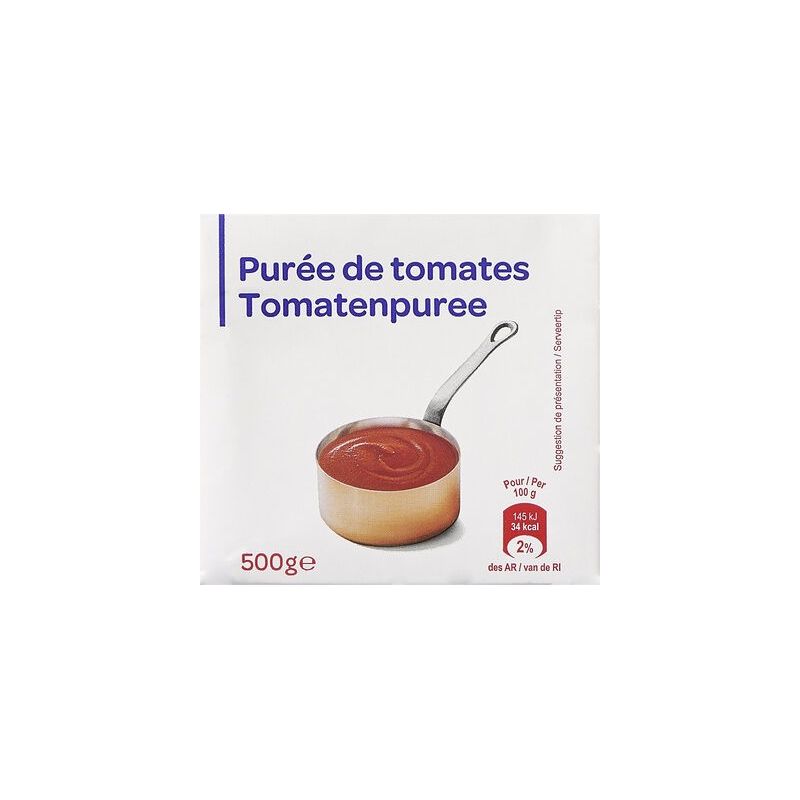 Pp Blanc 500G Puree Tomate Brique Ppblanc