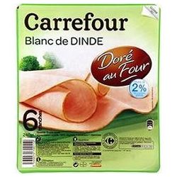 Crf Extra 240G X6 Tranches Blanc De Dinde Doré Au Four