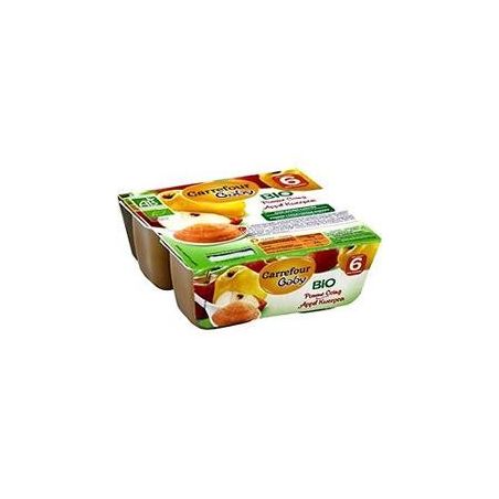 Crf Baby Bio 4X100G Compote Pomme/Coing