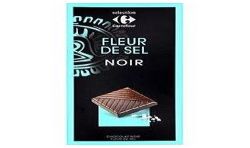 Carrefour Selection 100G Tablette Chocolat Noir Fleur De Sel Crf Sélection