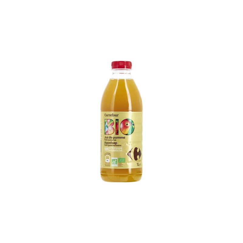 Carrefour Bio 1L Pet Jus De Pomme Crf