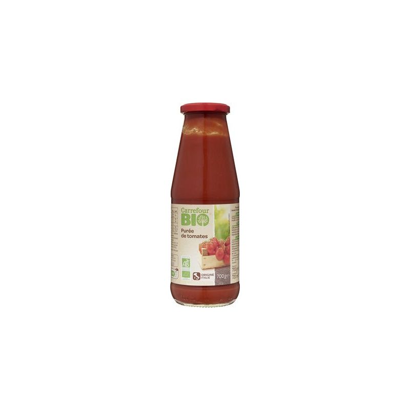 Carrefour Bio 700G Purée De Tomates Crf