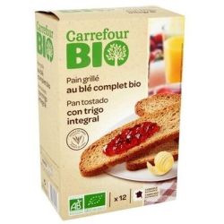 Carrefour Bio 250G Pain Grillé Au Blé Crf