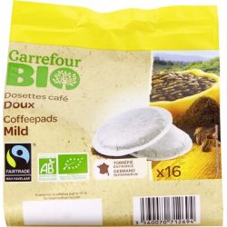 Carrefour Bio 16X Dos Cafe Doux Crf Agir