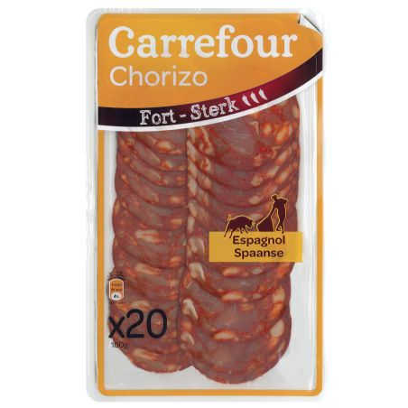 Crf Cdm 100G Chorizo Fort X20 Tranches