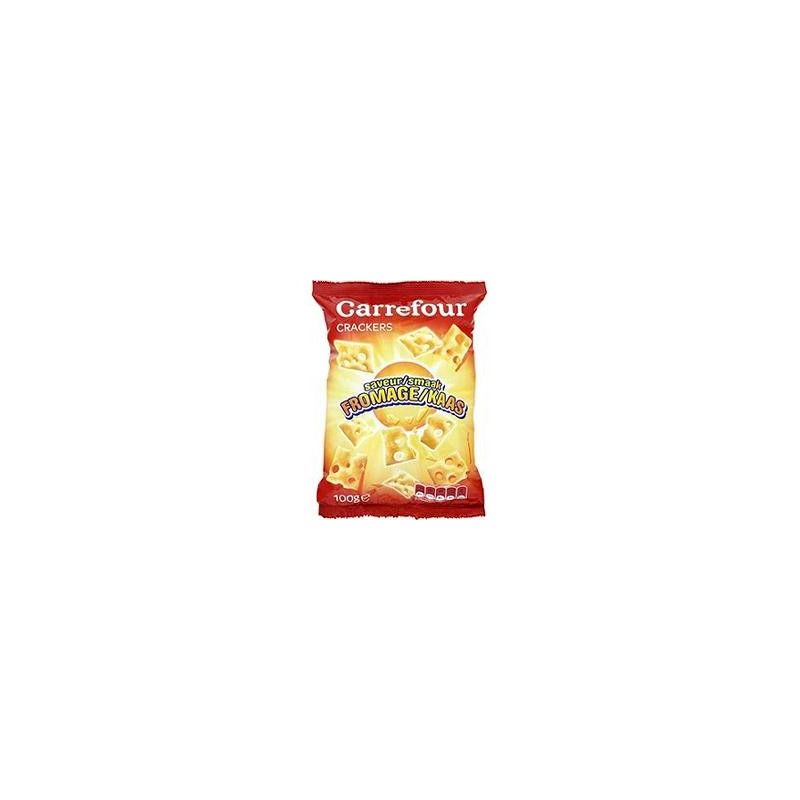 Carrefour 100G Crackers À L'Emmental Crf