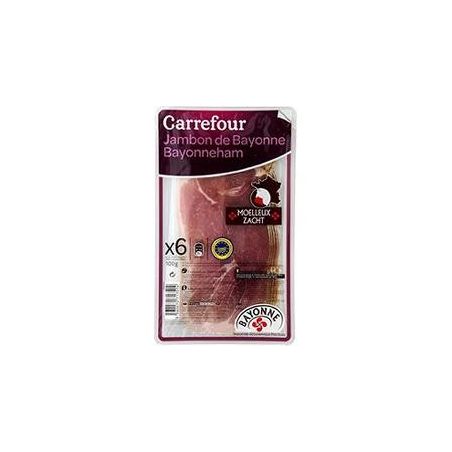 Carrefour 100G Jambon De Bayonne X6 Tranches Crf