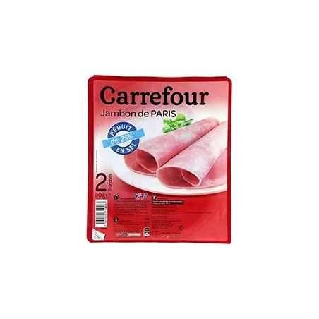 Carrefour 80G 2Tr Jambon Paris Tsr Crf