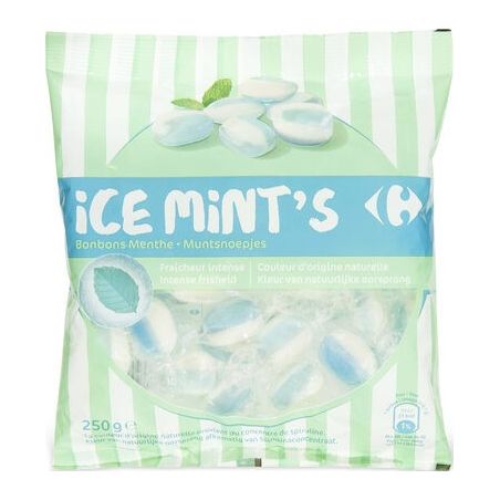 Crf Cdm 250G Sachet Bonbons Menthe Striée