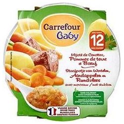 Carrefour Baby 230G Ass.Boeuf Carot.Crf Bb