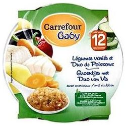 Carrefour Baby 230G Ass.Leg.Duo Poisson Crf B