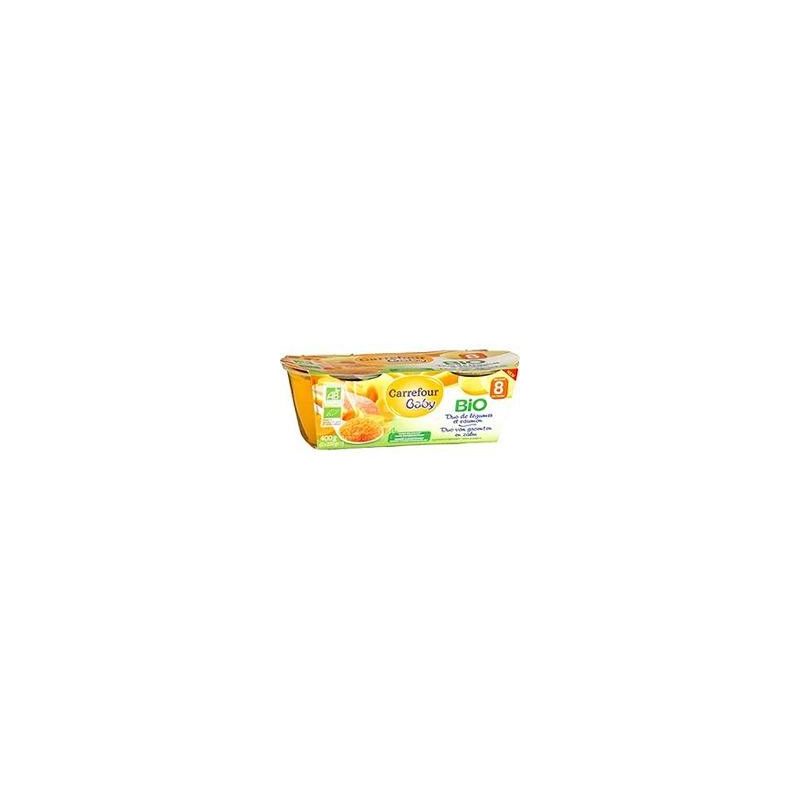 Carrefour Baby 2X200G Bol Car/Pdt/Sau.Bio Crf