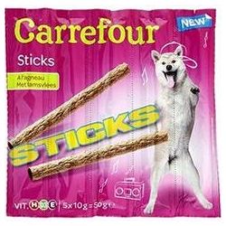 Carrefour 5X10G Batonnets Pour Chiens À L'Agneau Crf