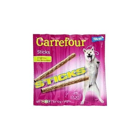 Carrefour 5X10G Batonnets Pour Chiens À L'Agneau Crf