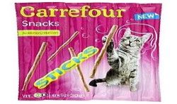 Carrefour 6X5G Batons Pour Chats Au Saumon Crf