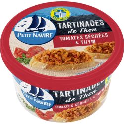Petit Navire Tartinades Thon Tomates Et Thym : La Boite De 125 G
