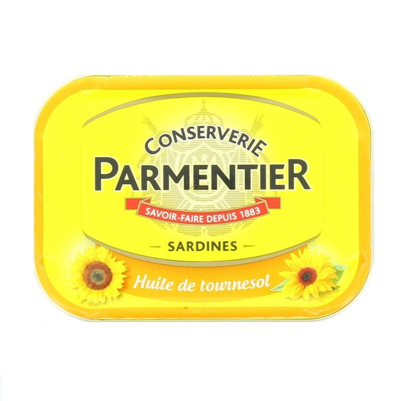 Parmentier Sardines À L'Huile De Tournesol : La Boite 135 G