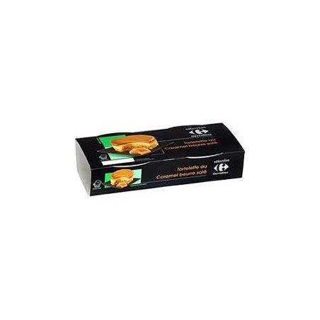 Carrefour Selection 2X80G Tartelettes Au Caramel Beurre Salé Crf Sélection