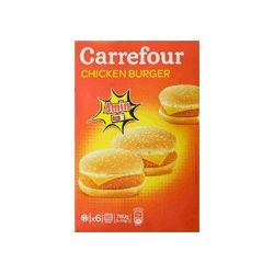 Carrefour 6X130G Chicken Burger Crf