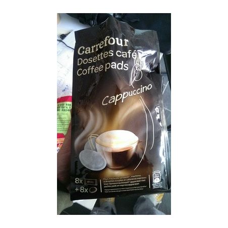 Carrefour 168G Dosettes De Café Cappuccino + Sticks X8 Crf