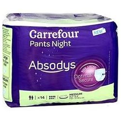Carrefour X14 Culottes Incontinence Adulte Medium Nuit Crf