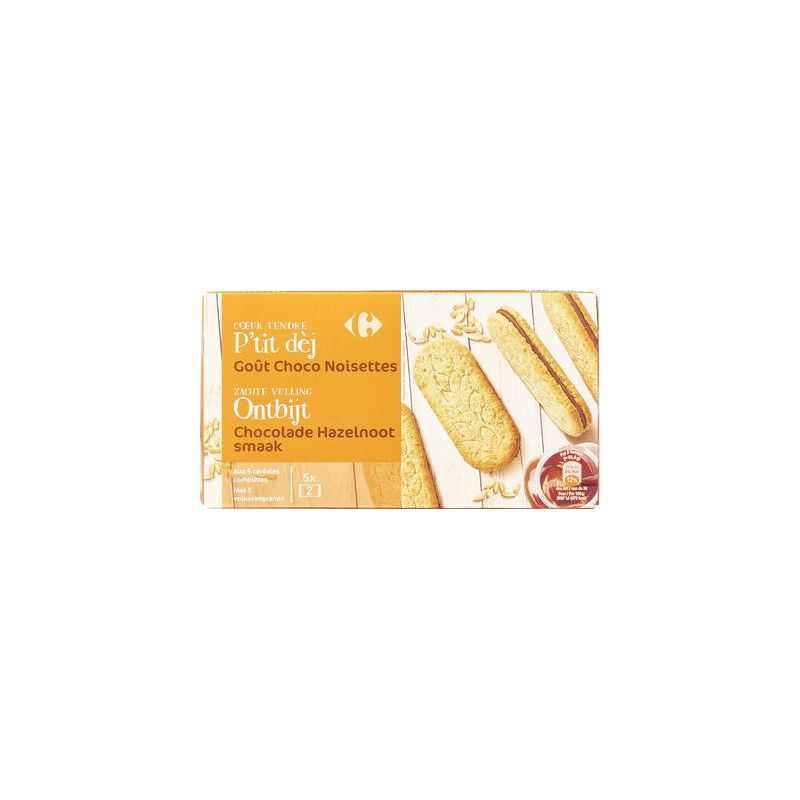 Carrefour 253G Biscuits Fourrés Aux Céréales Crf