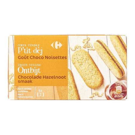 Carrefour 253G Biscuits Fourrés Aux Céréales Crf