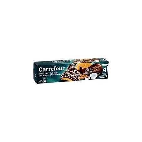 Carrefour 200G Biscuits Nappés De Chocolat Et Coco Crf