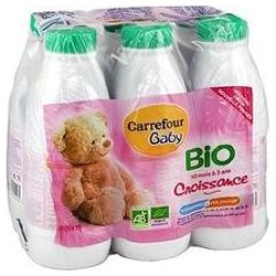 Carrefour Baby 6X1L Croissance Bio 12M Crf