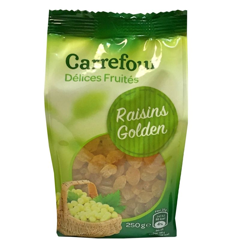 Carrefour 250G Raisins Golden Crf