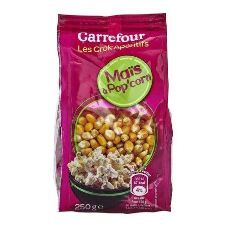 Carrefour 250G Sachet De Maïs À Eclater Crf