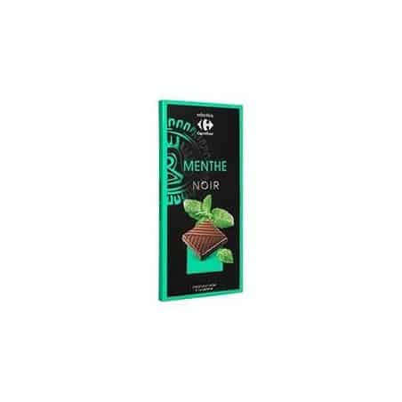 Carrefour Selection 100G Tablette Chocolat Noir Menthe Crf Sélection