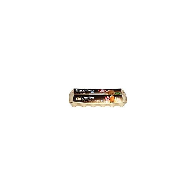 Carrefour X12 Œufs Frais Label Rouge Crf Original