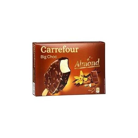 Crf Extra 314G Glace Vanille/Chocolat Au Lait/Amande X4 Btonnets Géants