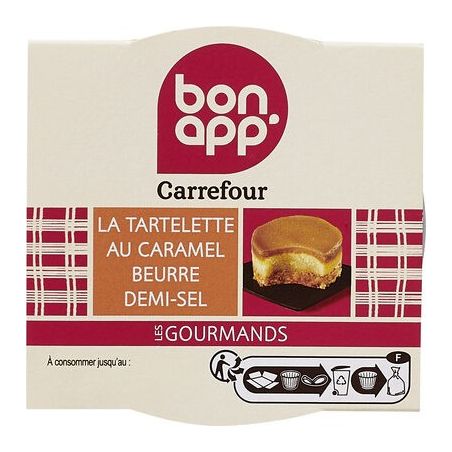 Carrefour Bon Ap 80G Tarte Au Caramel Beurre Salé Crf