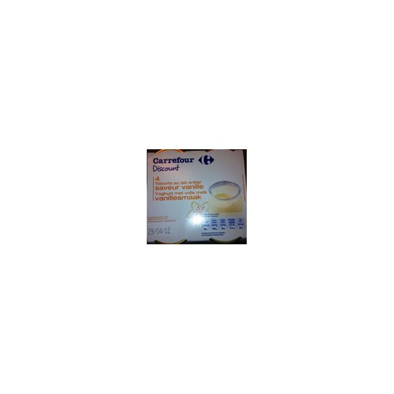 Crf Original 4X125G Pots En Verre De Yaourts Saveur Vanille